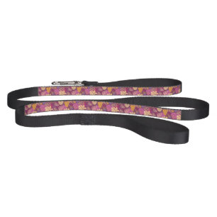 Sweet grape vines pattern background pet leash