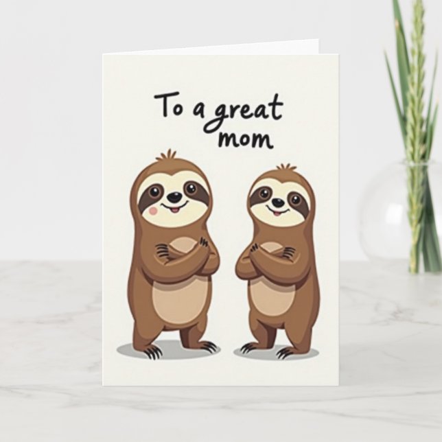 Sweet Great Mom Card (Front)
