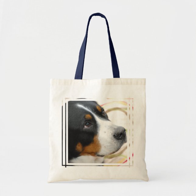 Sweet Greater Swiss Mountain Dog Tote Bag (Front)