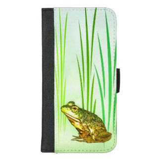 Sweet Green Frog iPhone 8/7 Plus Wallet Case