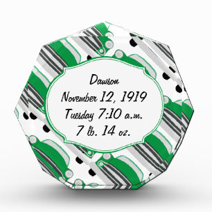 Sweet Green Retro Car Baby Shower Gifts
