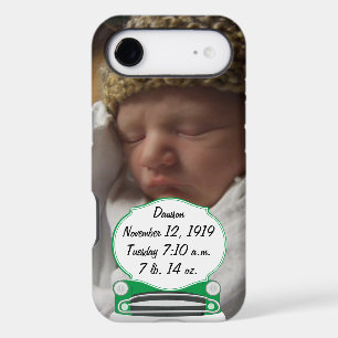Sweet Green Retro Car Baby Shower Gifts iPhone 17 Air Case