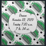 Sweet Green Retro Car Baby Shower Gifts Napkin<br><div class="desc">Sweet Green Retro Car Baby Boy Stats on Cute Little Gifts for your little man!</div>