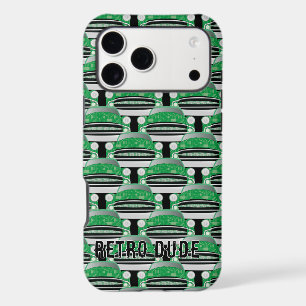 Sweet Green Retro Classic Car Pattern iPhone 17 Pro Max Case