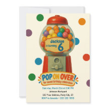 Sweet Gumball Candy Kids Birthday Party