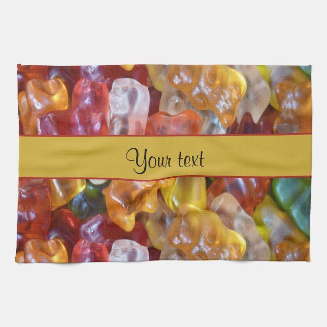 Sweet Gummi Bears Kitchen Towel (Horizontal)