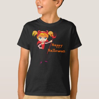 Sweet Halloween Devil Shirt For Kids by kidsonly at Zazzle
