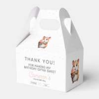 Sweet Hamster, Pink Cupcake Children's Birthday