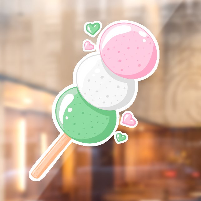 Sweet Hanami Dango Window Cling (Sheet 2)
