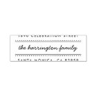 Sweet Hand-written Family Name Return Address