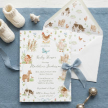 Sweet Handpainted Grandmillenial Farm Baby Shower