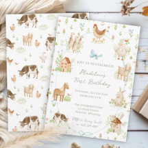 Sweet Handpainted Grandmillenial Farm Birthday