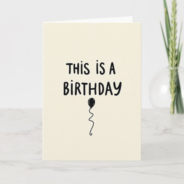 Sweet Handwritten Birthday Card (Front)