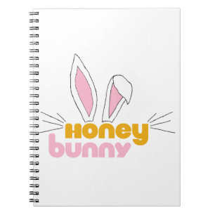 Sweet Happy Hunny Bunny Honey Rabbit Art Notebook