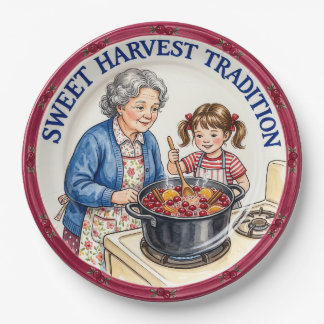 "Sweet Harvest Tradition" Thanksgiving Plate