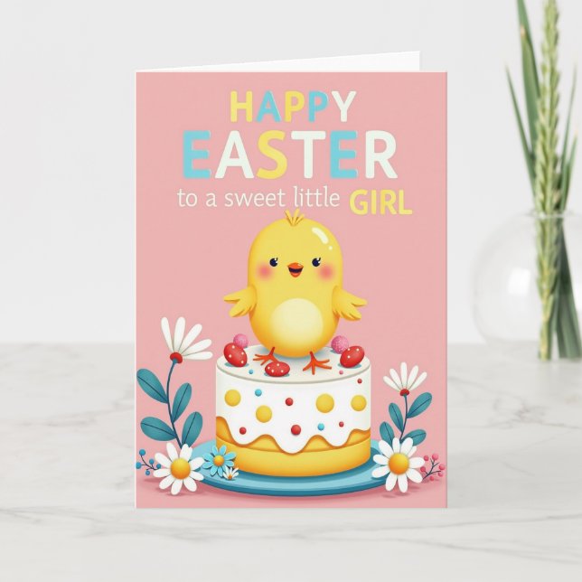 Sweet Hatchling Springtime Card (Front)