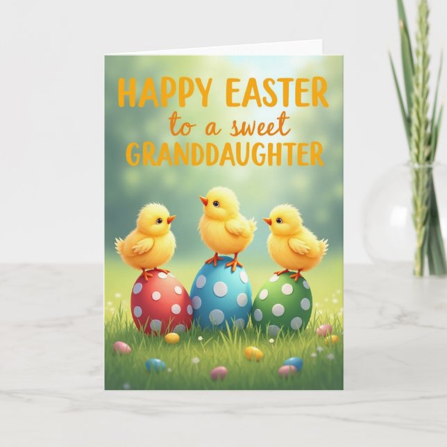 Sweet Hatchlings Easter Card (Front)