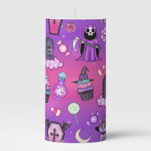 Sweet Hauntings Pillar Candle