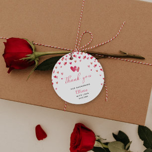 Sweet heart Baby shower Favor Tags