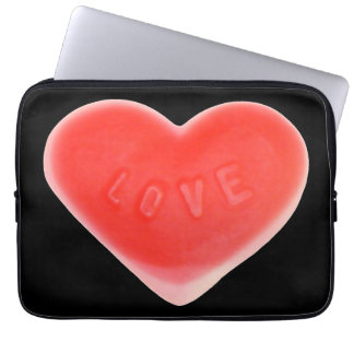 Sweet Heart Black 13" laptop sleeve