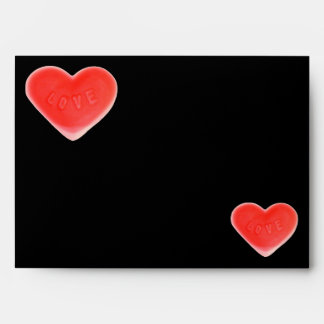 Sweet Heart Black envelope