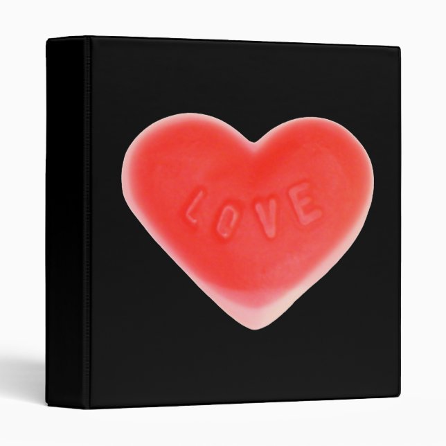 Sweet Heart Black ring binder (Front/Spine)