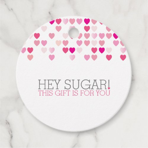 sweet heart couples WEDDING SHOWER pink ombre Favor Tags