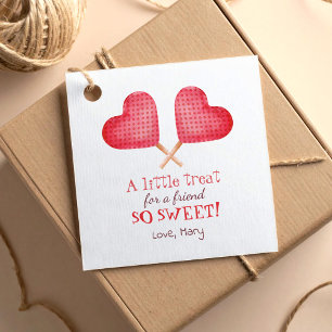 Sweet heart friendship treat Favor Tags