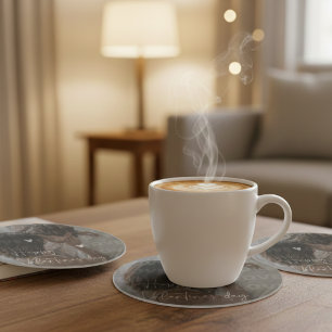 Sweet Heart Happy Valentine Day Romantic Couple  Coaster