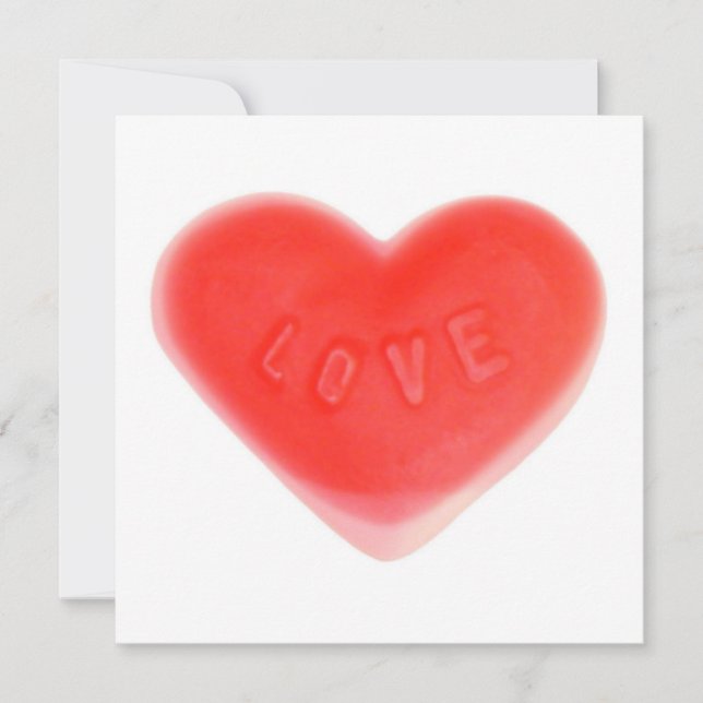 Sweet Heart invitation square (Front)
