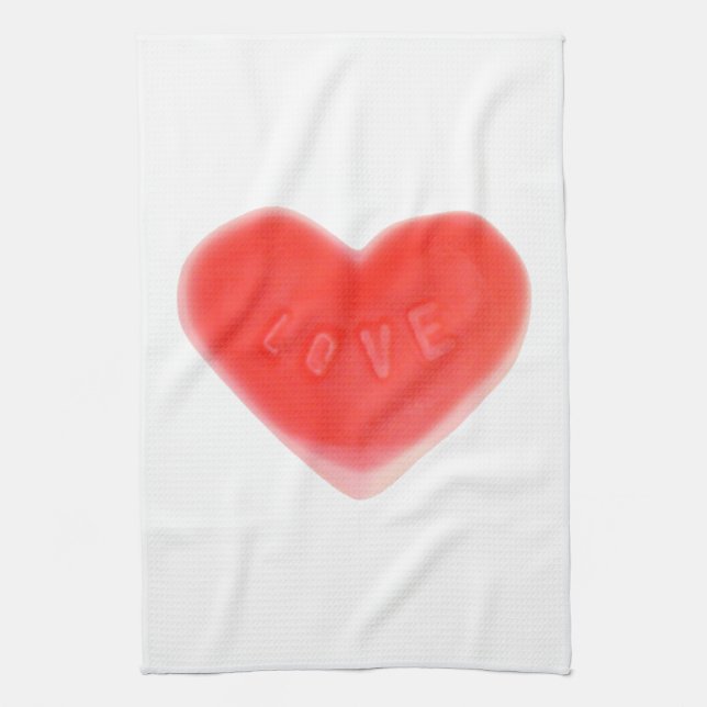 Sweet Heart kitchen towel (Vertical)