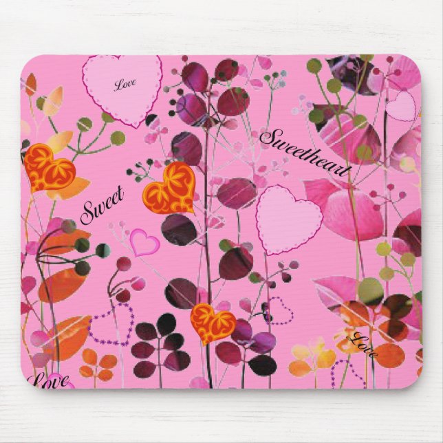 Sweet Heart Mini-Placemat/Mousepad Mouse Pad (Front)