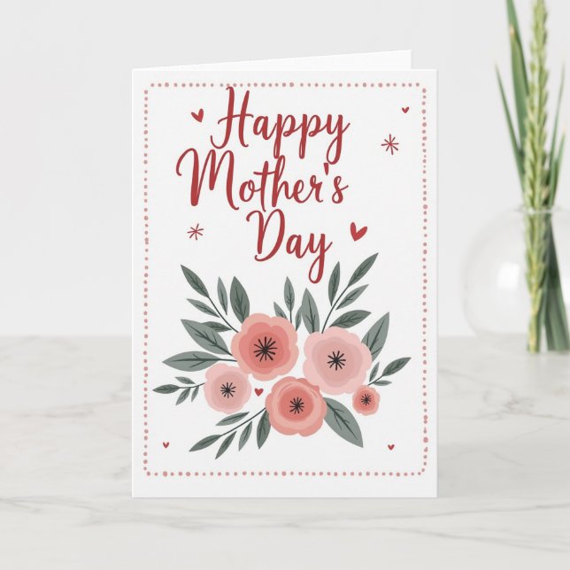Sweet Heart Mothers Day Card (Front)