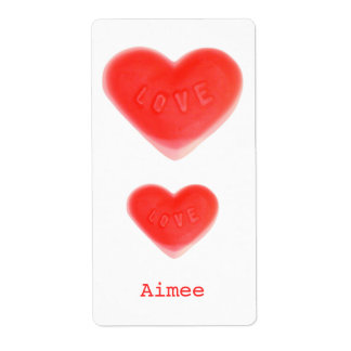 Sweet Heart 'Name'  label