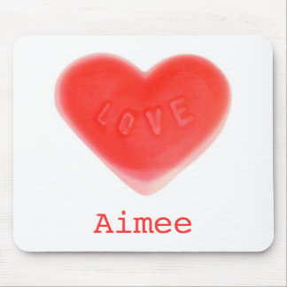 Sweet heart 'Name' mousepad