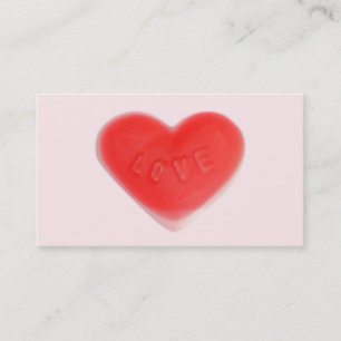 Sweet Heart Pink business card