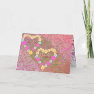 Sweet Heart Swirl Holiday Card