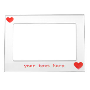 Sweet Heart 'text' magnetic frame