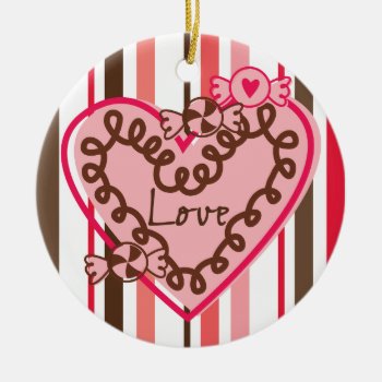 Sweet Heart Valentine Ornament by valentines_store at Zazzle