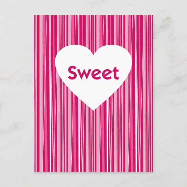Sweet Heart Valentine Postcard (Front)