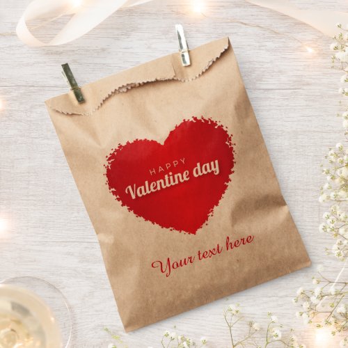 Sweet Heart Valentines Day Favor Bag