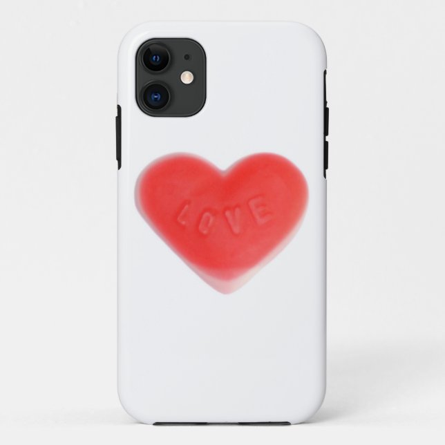 Sweet Heart White iPhone case (Back)