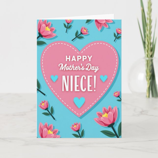Sweet Heartfelt Mothers Day Card (Front)