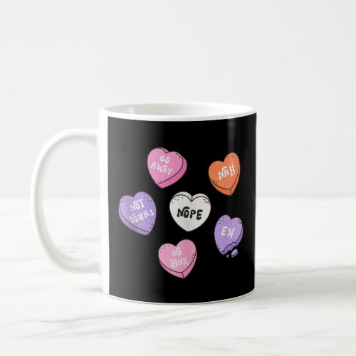 Sweet Hearts Anti Valentine Goth Retro Groovy Vale Coffee Mug
