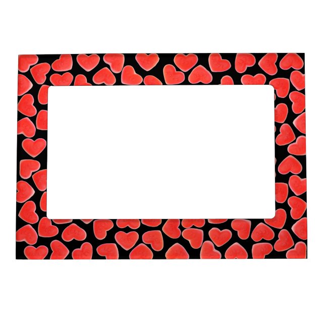 Sweet Hearts Black magnetic frame (Front)