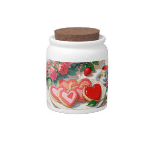 Sweet hearts candy jar