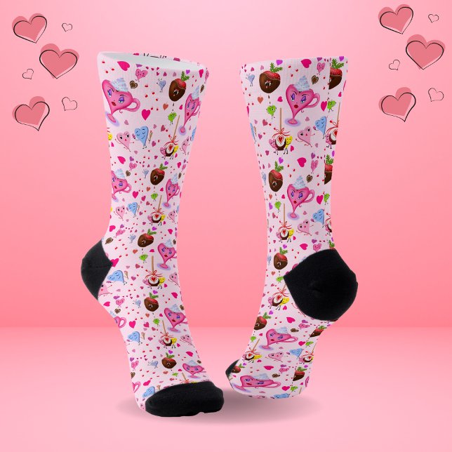 Sweet Hearts Celebrating Everywhere Socks (Creator Uploaded)