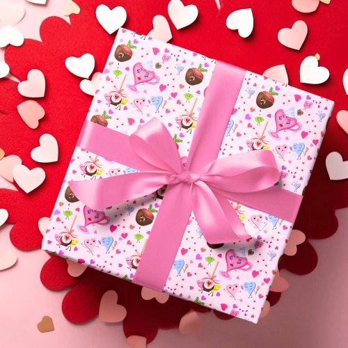 Sweet Hearts Celebrating Everywhere  Wrapping Paper