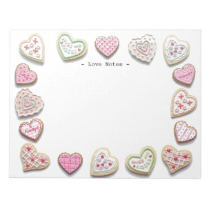Sweet Hearts Cookies Love Notes