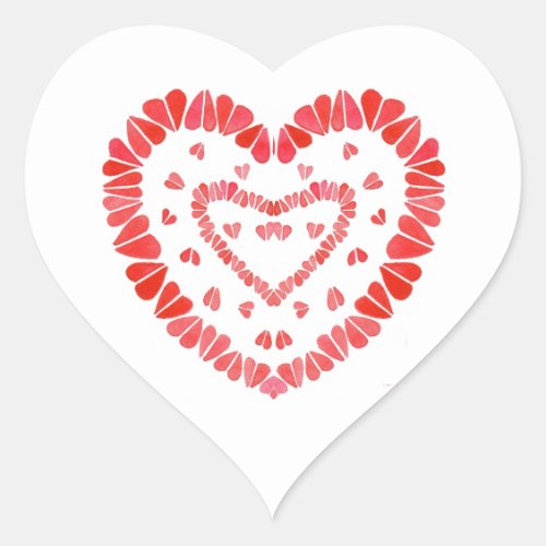 SWEET HEARTS Heart Stickers